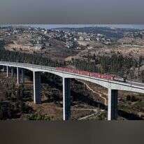 קו הרכבת החדש. | AFP