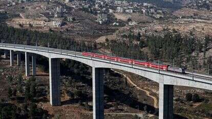קו הרכבת החדש. | AFP