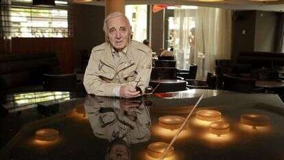 שארל אזנבור. | EPA