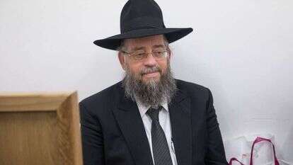 הרב אברהם ישעיהו הבר. | יונתן זינדל, פלאש90