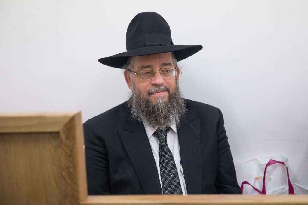 הרב אברהם ישעיהו הבר. | יונתן זינדל, פלאש90