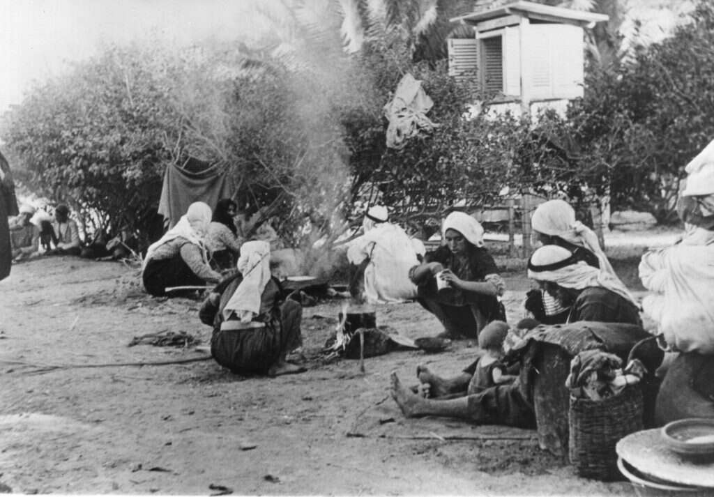 פלסטינים ביריחו, 1948. | גטי אימג'ס פלסטינים ביריחו, 1948. | גטי אימג'ס