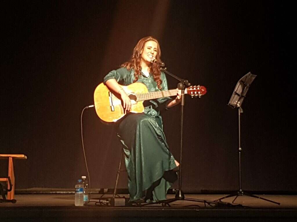 הניה שוחט בהופעה. | באדיבות המצולמת הניה שוחט בהופעה. | באדיבות המצולמת