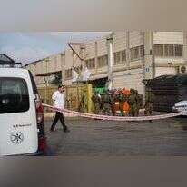 זירת הירי בברקן. | הלל מאיר/TPS