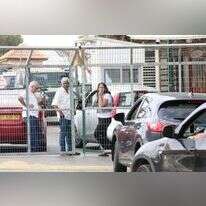 זירת הפיגוע בברקן. | EPA