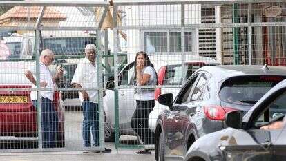 זירת הפיגוע בברקן. | EPA