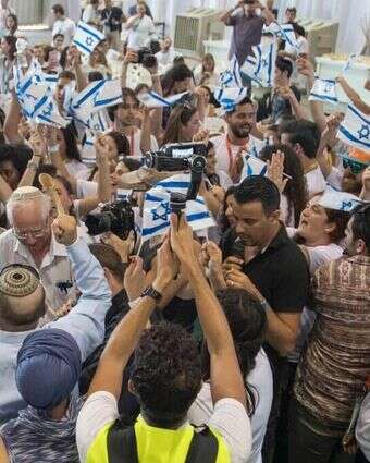 עולים מצרפת בישראל. | AFP