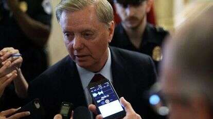 הסנאטור הרפובליקני לינדזי גרהאם. | AFP