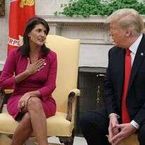 שגרירת ארה"ב באו"ם ניקי היילי מתפטרת מתפקידה. | AFP