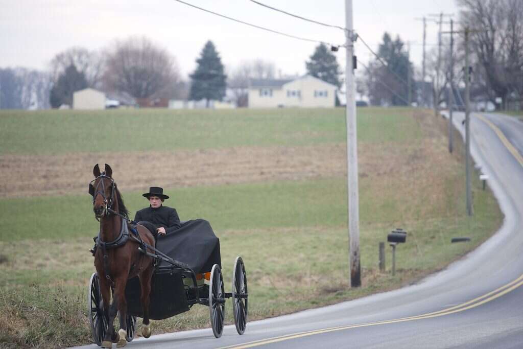 חבר בכת האמיש. | רויטרס