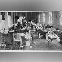 חולי השפעת הספרדית, 1918. | Getty Images