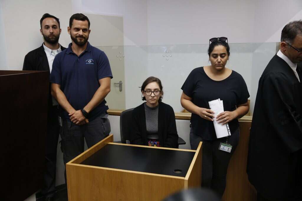 לארה אל-קאסם בבית המשפט. | EPA