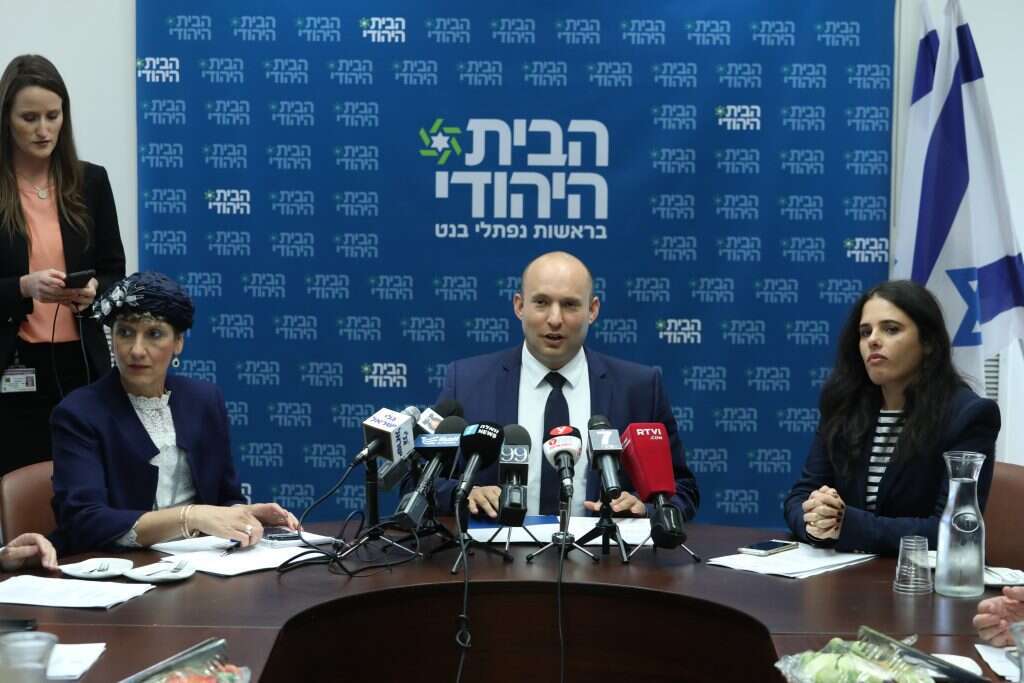 ישיבת סיעה הבית היהודי. | מרים צחי