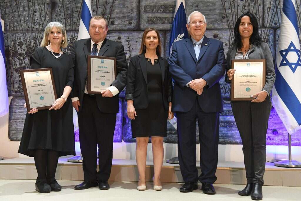 נשיא המדינה ורעייתו באירוע לציון המאבק באלימות נגד נשים. | מארק ניימן/ לע"מ נשיא המדינה ורעייתו באירוע לציון המאבק באלימות נגד נשים. | מארק ניימן/ לע"מ