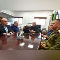 נתניהו בהערכת מצב מיוחדת באוגדת עזה. | עמוס בן גרשום, לע"מ