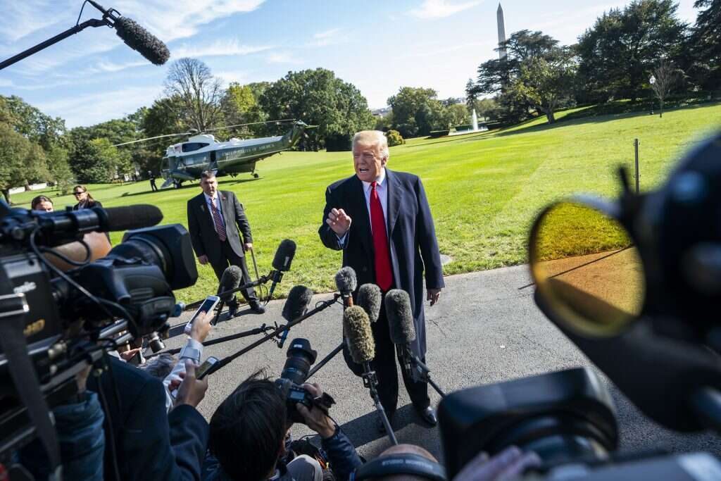 מאיים על ממשלות מרכז אמריקה. נשיא ארה"ב דונלד טראמפ. | EPA