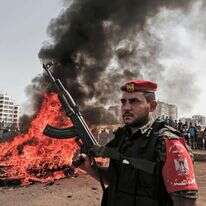 מחבל חמאס ברצועה | AFP