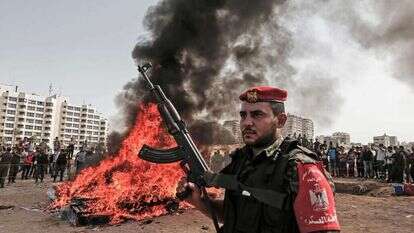 מחבל חמאס ברצועה | AFP