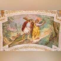 "אברהם ויצחק בדרכם לעקידה", בריל וויויאני. | שאטרסטוק