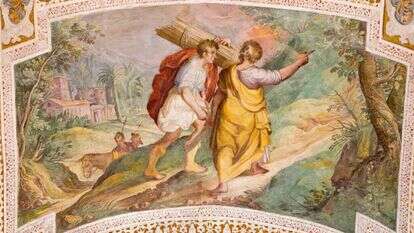 "אברהם ויצחק בדרכם לעקידה", בריל וויויאני. | שאטרסטוק "אברהם ויצחק בדרכם לעקידה", בריל וויויאני. | שאטרסטוק