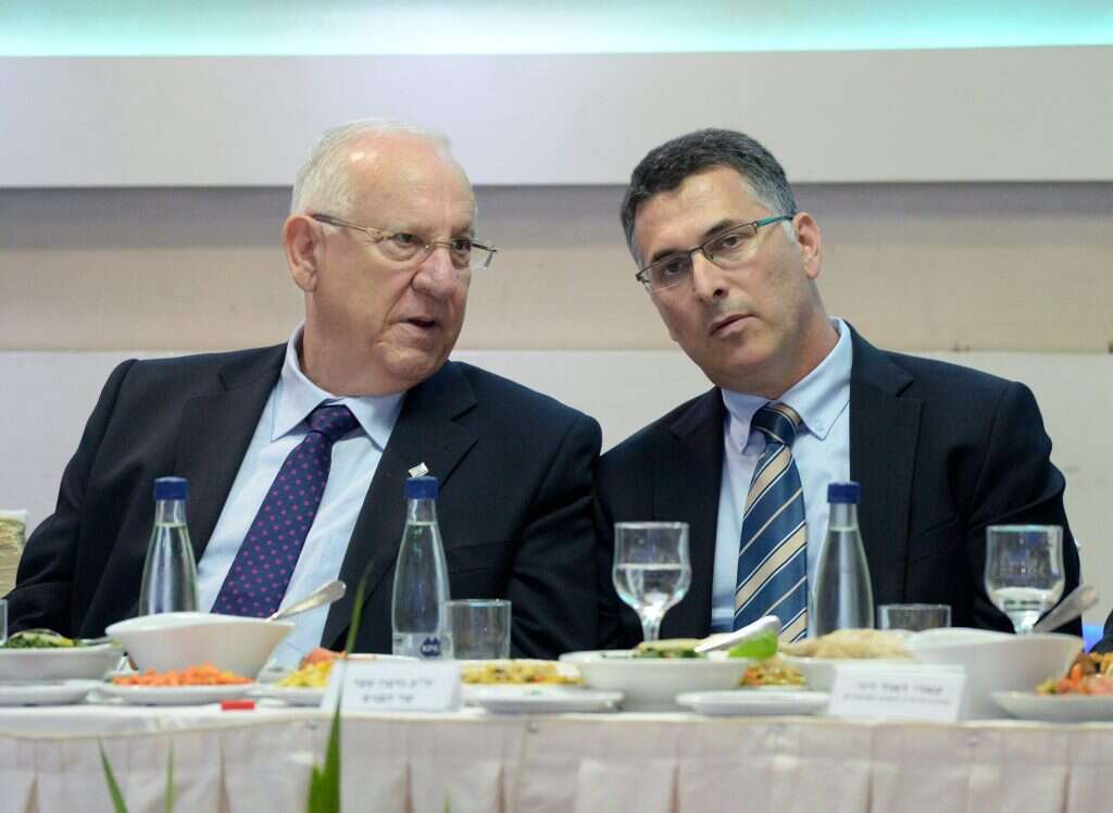 ראובן ריבלין וגדעון סער. | מארק ניימן, לע''מ