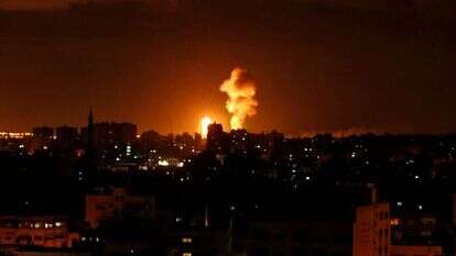 תקיפה ישראלית בעזה. | AFP