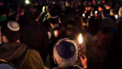 עצרת הזדהות עם קורבנות הטבח בפיטסבורג. | AFP