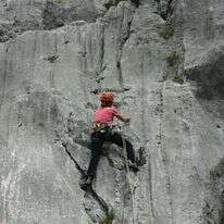 טיפוס בסגנון אלפיני. | גטי אימג'ס