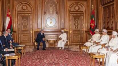 נתניהו והסולטן בעומאן. | AFP