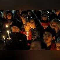 עצרת הזדהות עם נרצחי הירי בפיטסבורג. | AFP