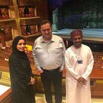 השר ישראל כ''ץ בתיאטרון הלאומי של עומאן