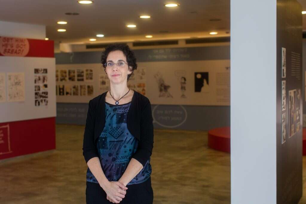 מיכל פז־קלפ, אוצרת התערוכה. | אבישג שאר-ישוב