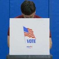 הצבעה בווירג'יניה. | EPA