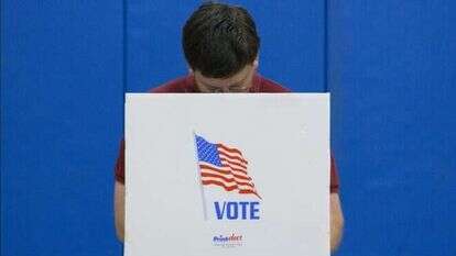 הצבעה בווירג'יניה. | EPA