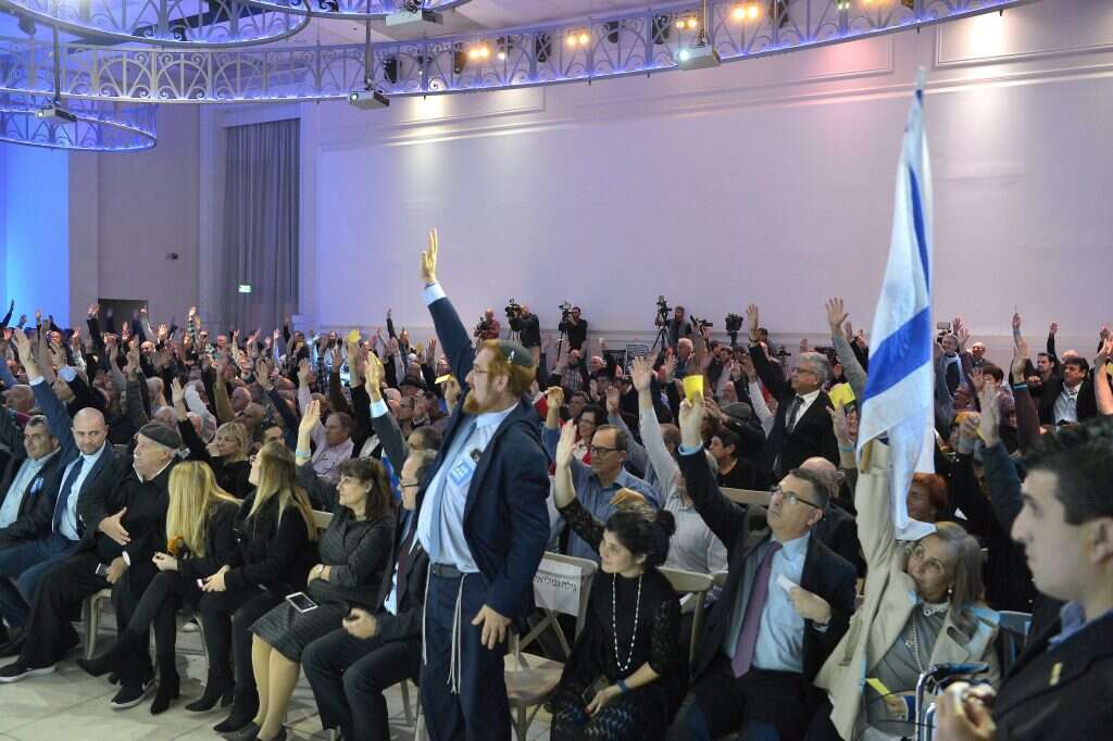 הצבעת מרכז הליכוד למען החלת ריבונות, 2017. | יוסי זליגר