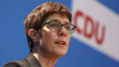 אנגרט קראמפ-קארנבאואר. | AFP