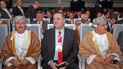 שר התחבורה ישראל כ''ץ בעומאן. | AFP