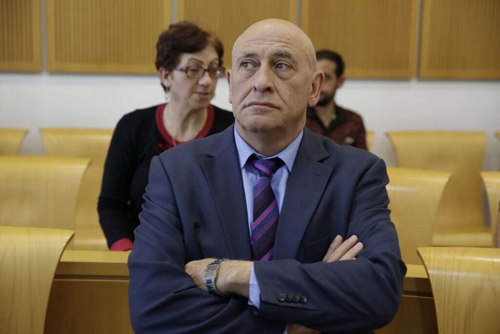 באסל גטאס בבית המשפט, 2017. | יהודה פרץ