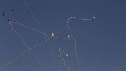 יירוט כיפת ברזל. | AFP