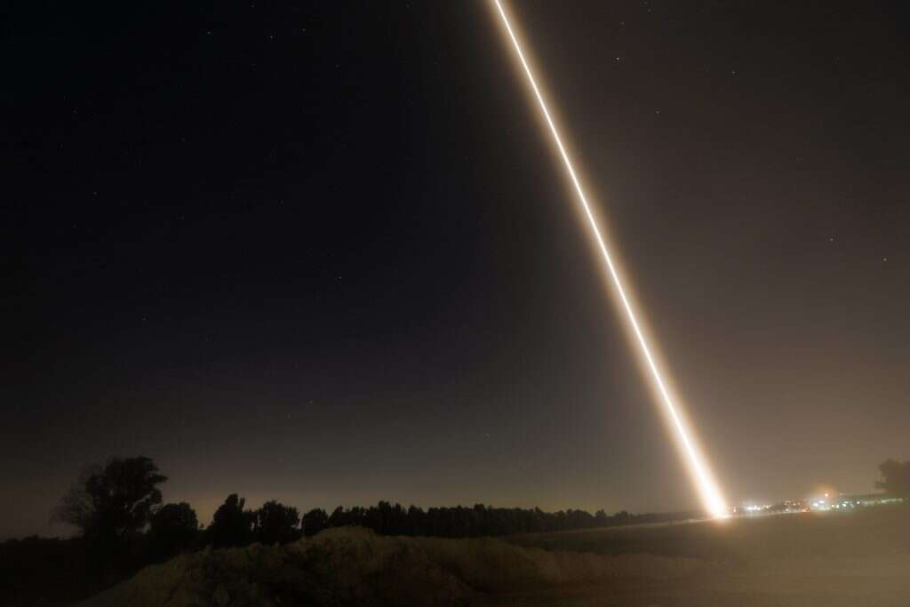 יירוט כיפת ברזל. | EPA