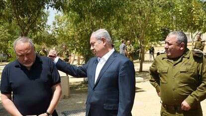 נתניהו, איזנקוט וליברמן באוגדת עזה | חיים הורנשטיין