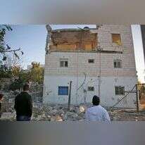 הרס בית מחבל. | AFP