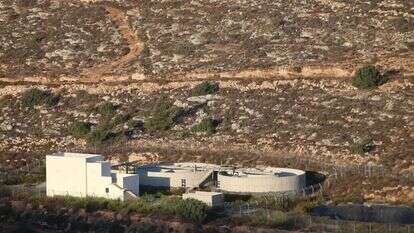 מתקן טיהור שפכים ליד עפרה. | מרים צחי