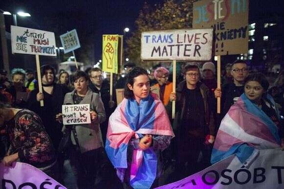 הפגנה למען זכויות הטרנסקסואלים. | גטי אימג'ס