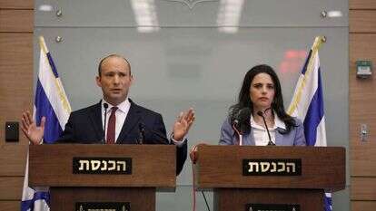 נפתלי בנט ואיילת שקד . | EPA