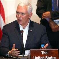 סגן נשיא ארה''ב מייק פנס. | EPA