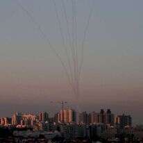 טילי יירוט של מערכת כיפת ברזל. | AFP
