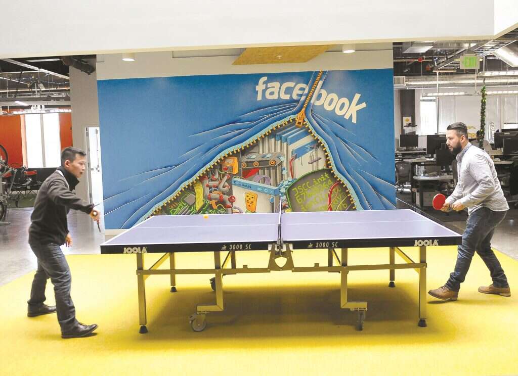 דרך הדברים הקטנים, חברה מראה שאכפת לה מהעובדים. משרדי חברת פייסבוק. | AFP