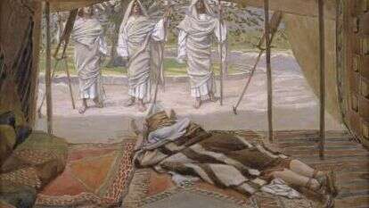 ג'יימס טיסו, אברהם ושלושת המלאכים - באדיבות וויקימדיה