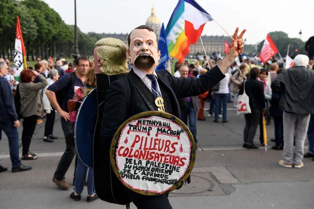 מפגין אנטי־ישראלי. | AFP